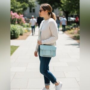 Cambridge Mint Green Satchel Bag